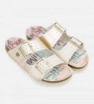 Sandale Anekke Gold Bio Sandals Femme | 296340-RPJ