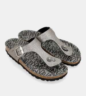 Sandale Anekke Silver Bio Sandals Femme | 350674-RYC