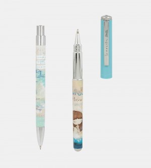 Stationery Anekke Mediterranean Pen And Mechanical Pencil Set Femme | 421387-JFD