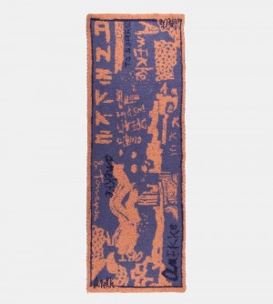 Écharpe Anekke Blue And Terracotta Contemporary Scarf. Femme | 351294-RBX
