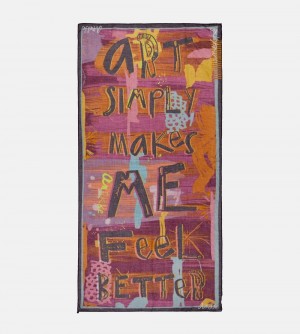 Écharpe Anekke Contemporary Violet Scarf Femme | 482371-JDH