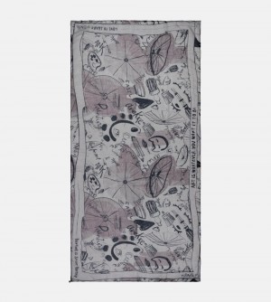 Écharpe Anekke Palette Grey Scarf Femme | 256714-CAI