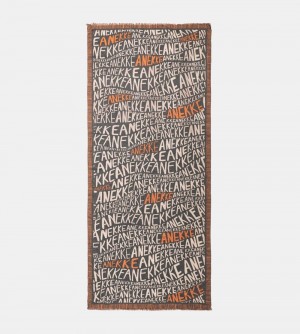 Écharpe Anekke Pashmina Logo Brown Femme | 578401-EBA