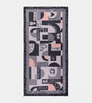 Écharpe Anekke Sixties Grey Scarf Femme | 642108-OQL
